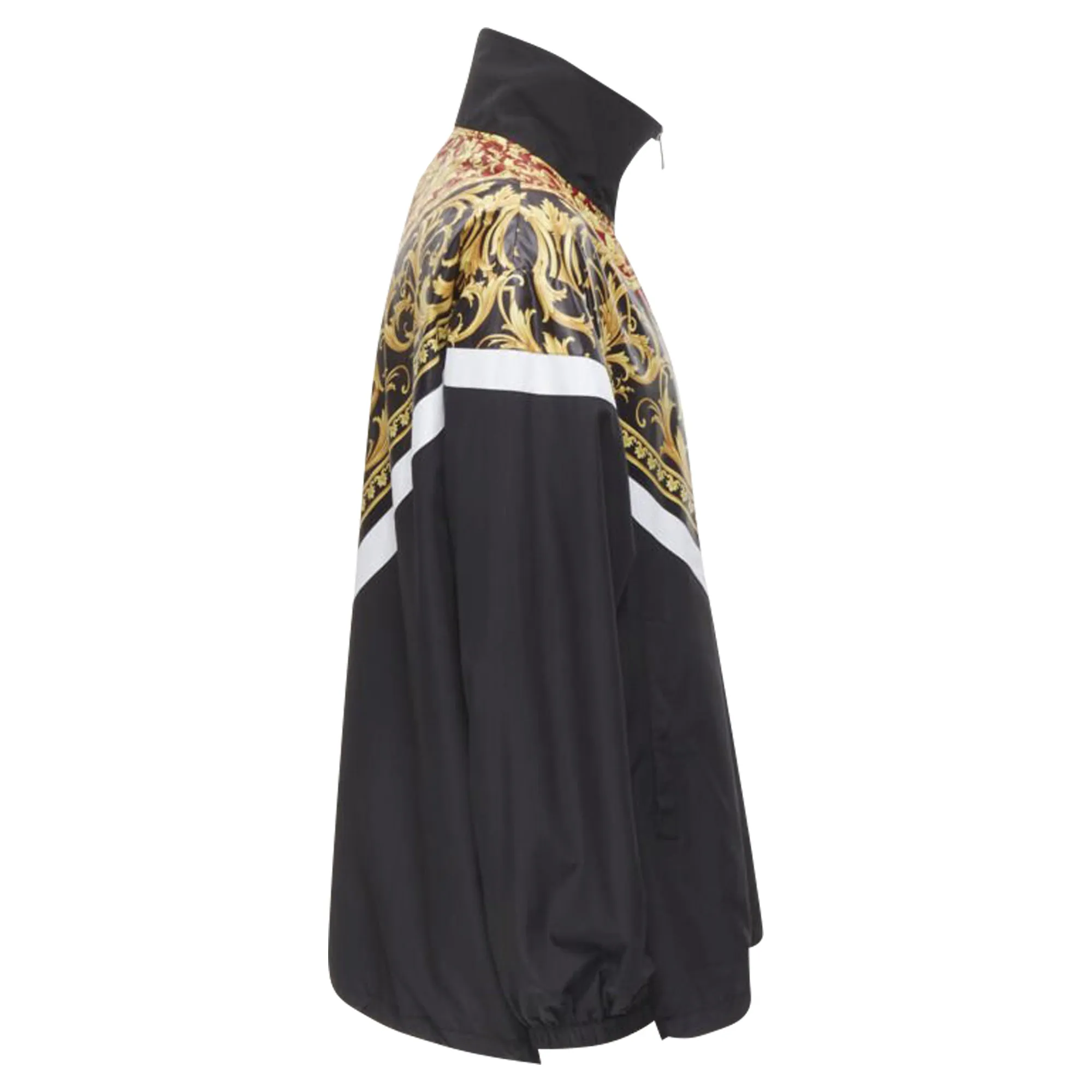 Versace Le Pop Classique Barocco print nylon track jacket