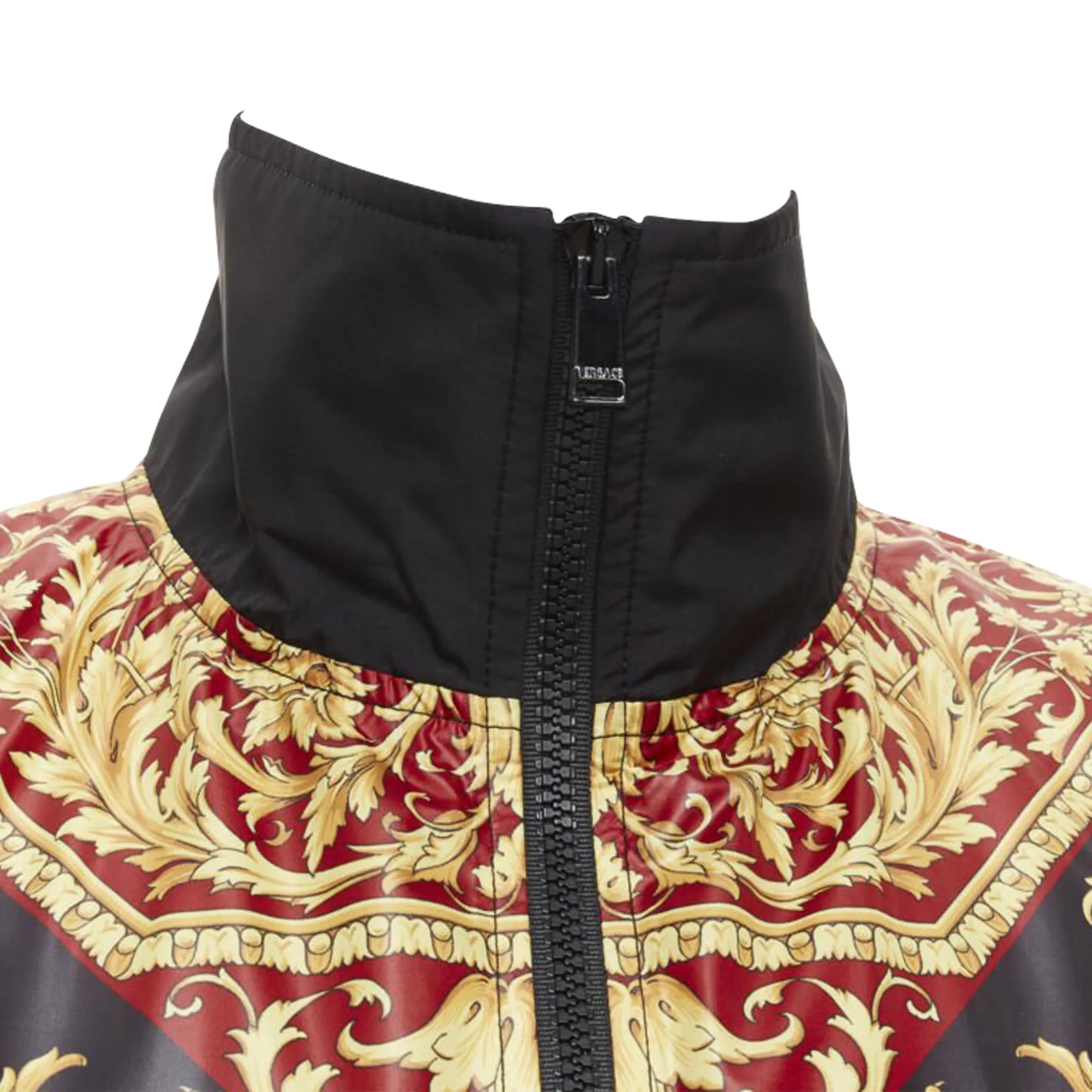 Versace Le Pop Classique Barocco print nylon track jacket