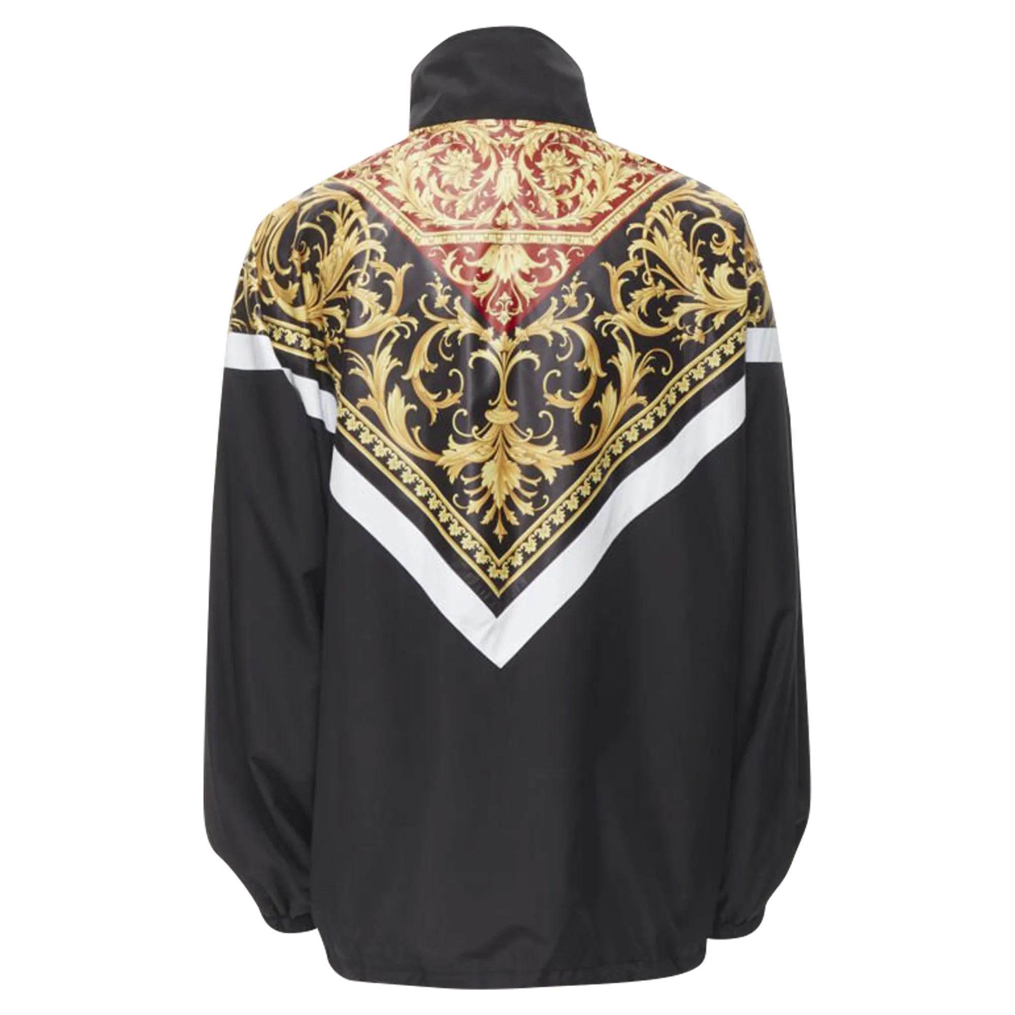 Versace Le Pop Classique Barocco print nylon track jacket