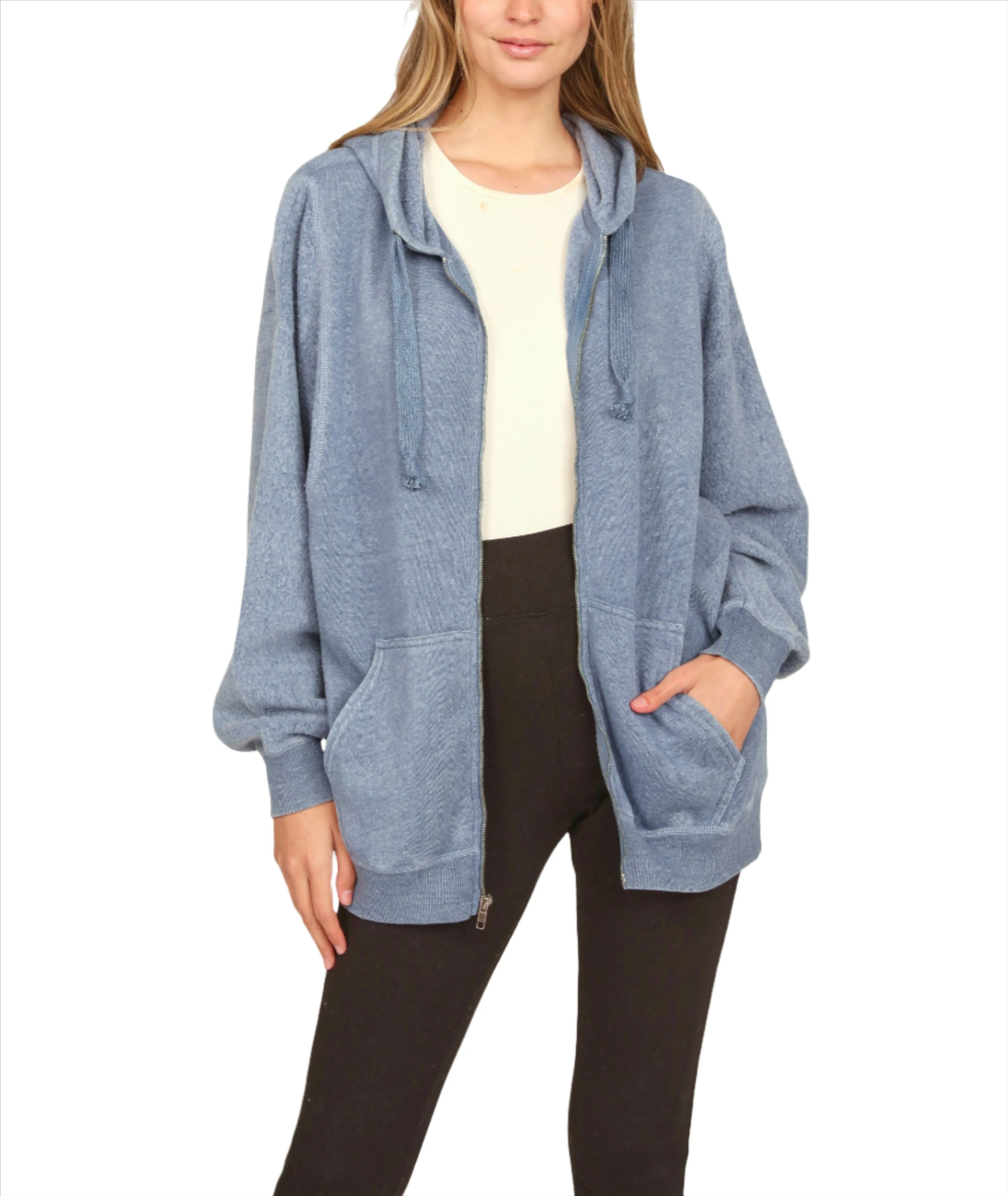 Vintage Havana Reverse Burnout Oversize Hoodie VH9685