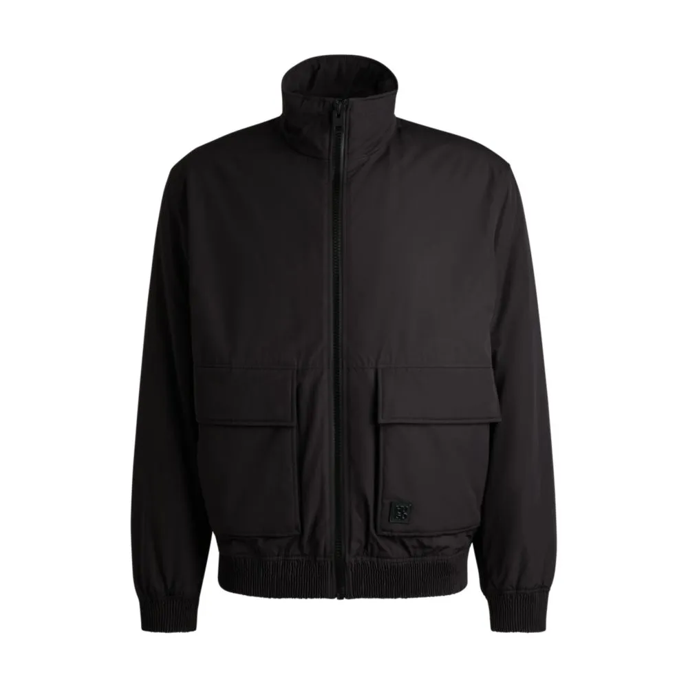 Water-repellent jacket in matte fabric