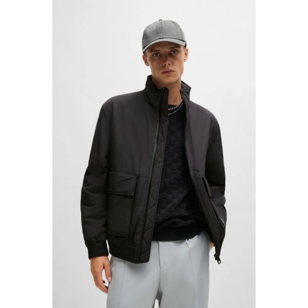 Water-repellent jacket in matte fabric