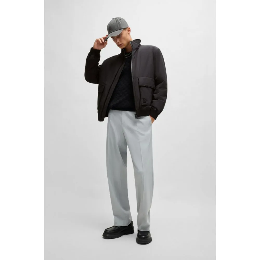 Water-repellent jacket in matte fabric