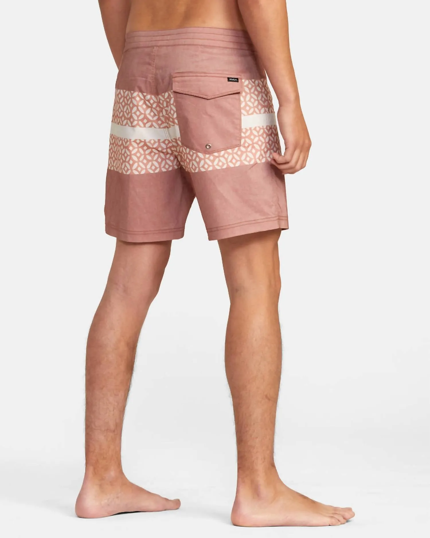 Westport Print Boardshort In Brick