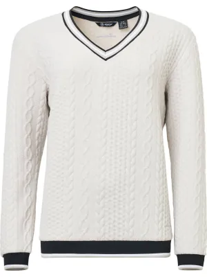 Women Woburn Midlayer Pullover Sweater In Stone Melange