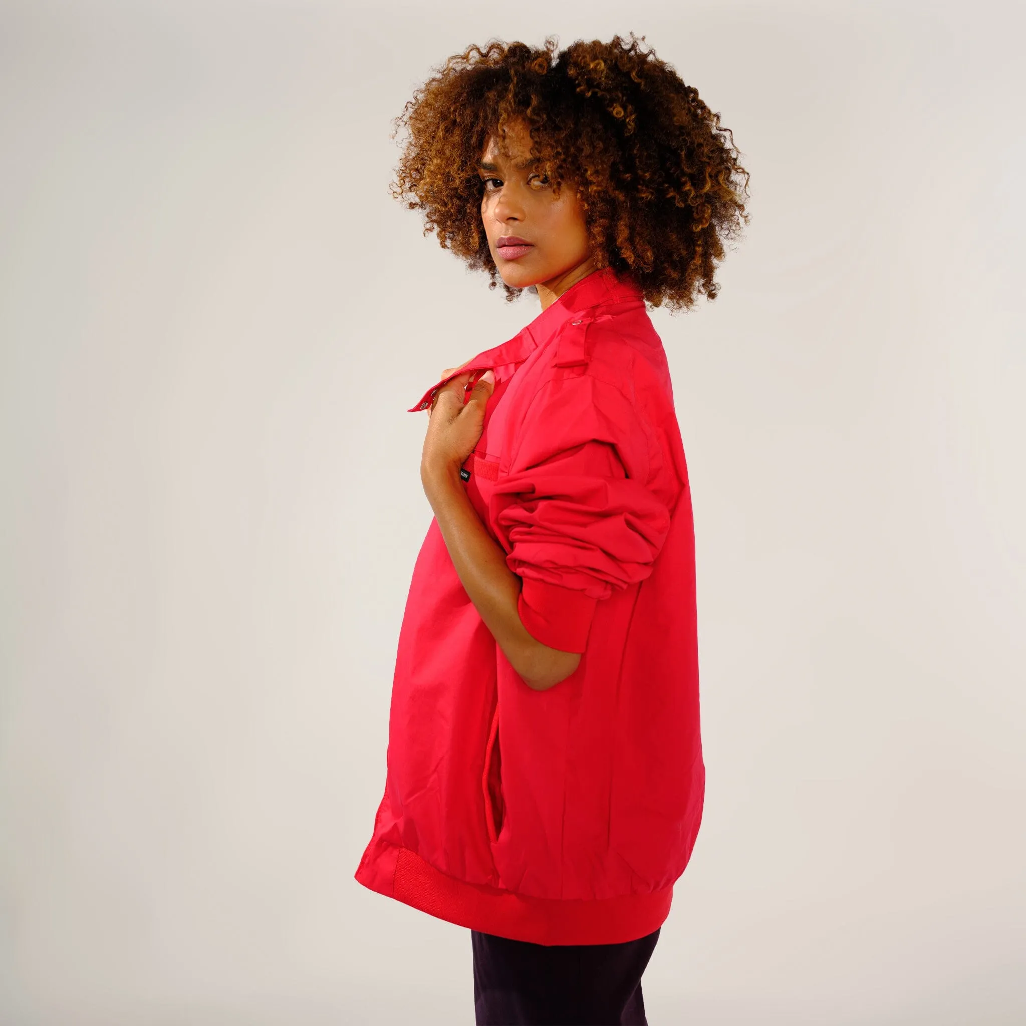 Women's Classic Iconic Racer Oversized Jacket