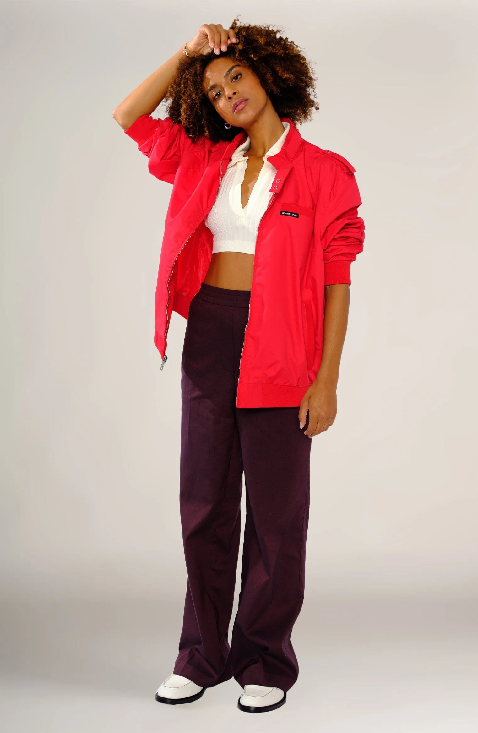 Women's Classic Iconic Racer Oversized Jacket