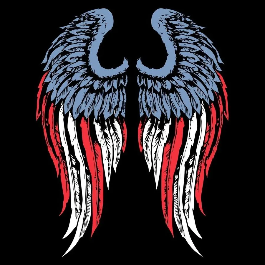 Women's Freedom Angel Boyfriend Fit T-Shirt - Black
