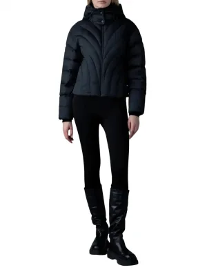Women's Hope Softwash Rounded Quilt Puffer Down Jacket In Black