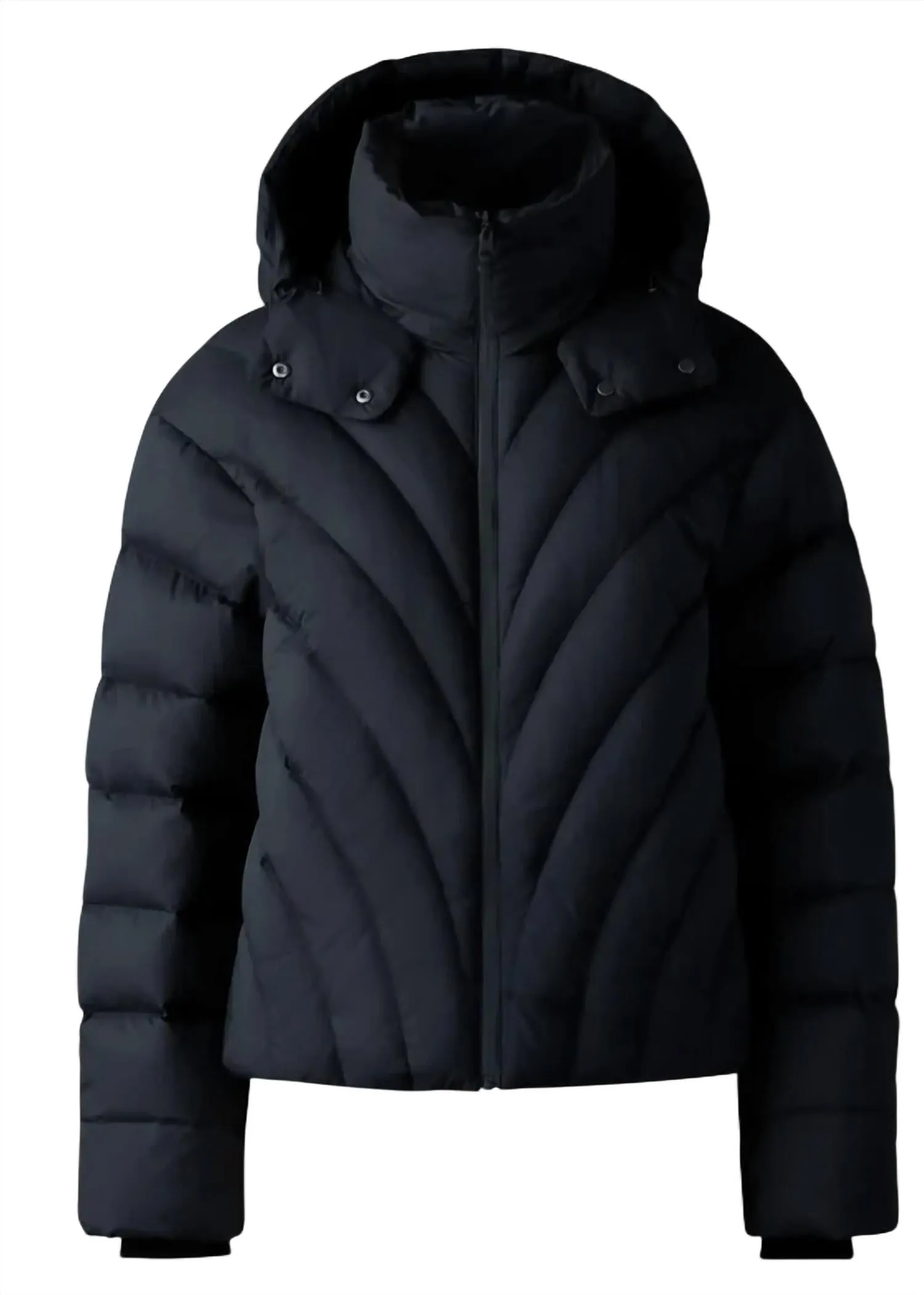 Women's Hope Softwash Rounded Quilt Puffer Down Jacket In Black