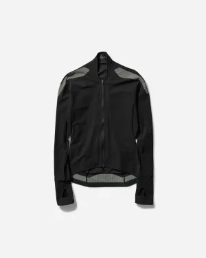 Women's Long Sleeve Zip Top Black / Lime Cream