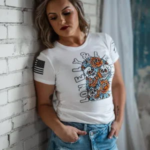 Women's Lovely & Lethal Slim Fit T-Shirt - White