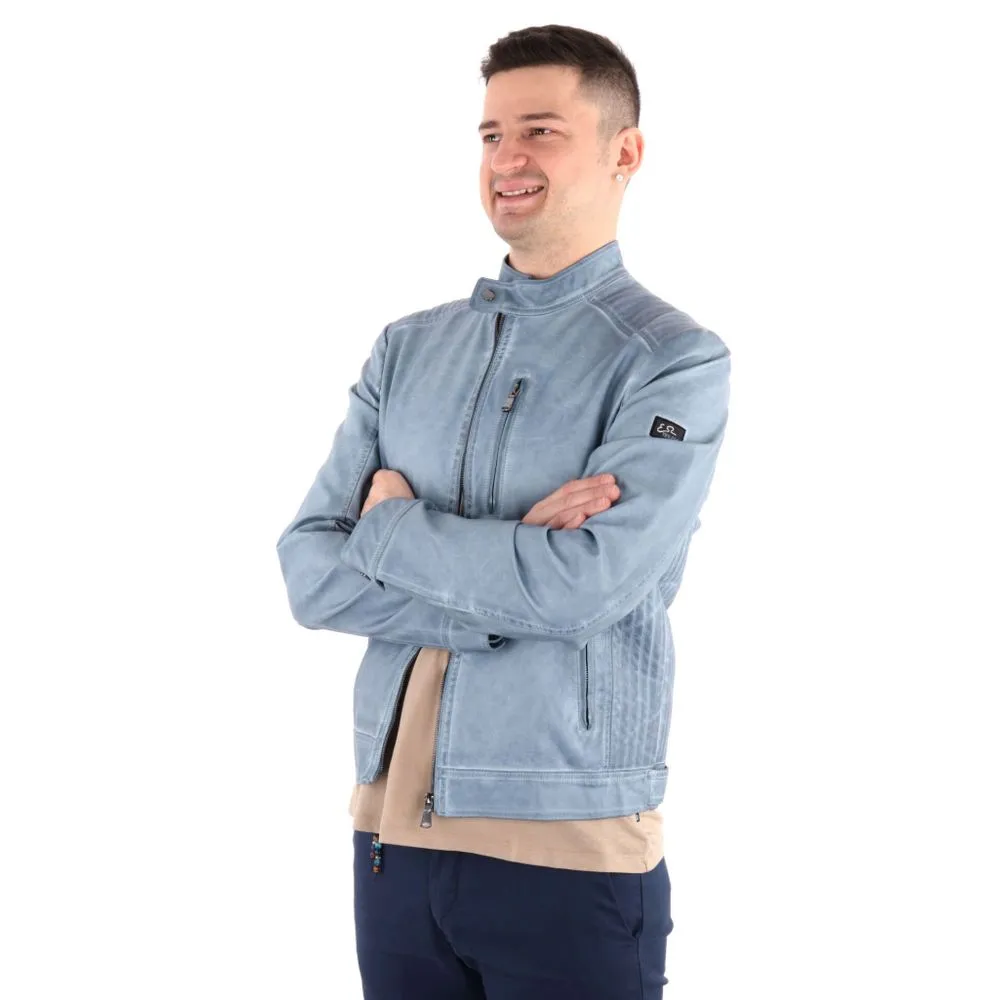 Yes Zee blue Polyethylene Men's Jacket