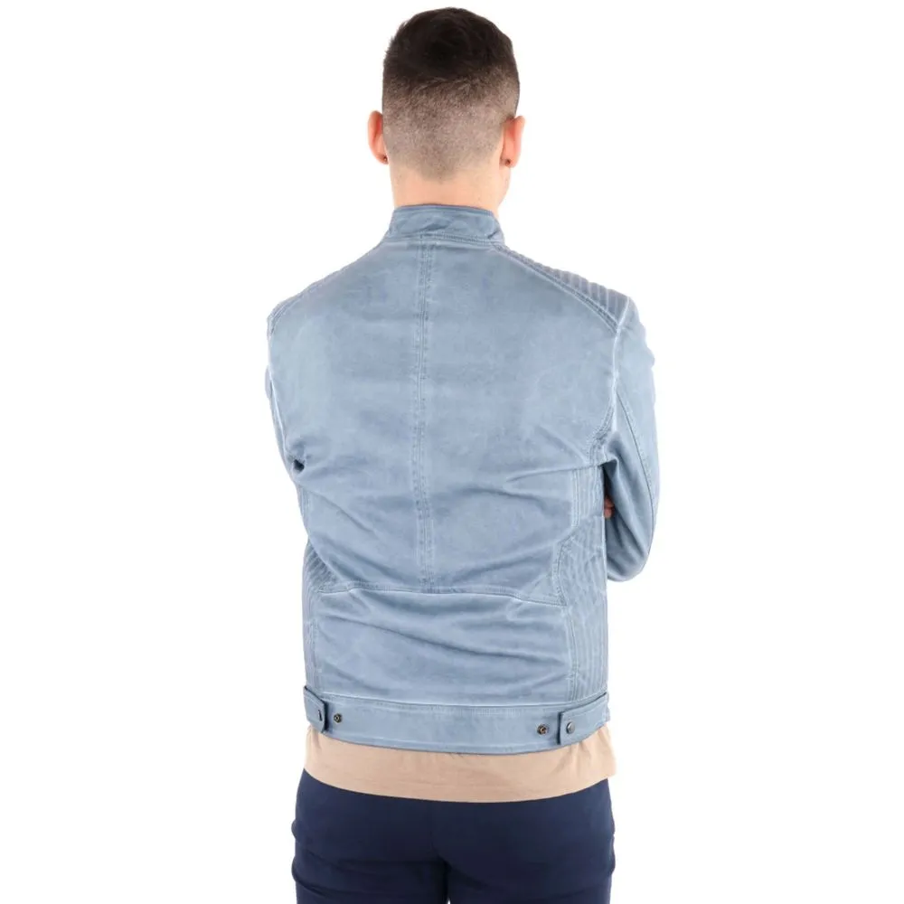 Yes Zee blue Polyethylene Men's Jacket
