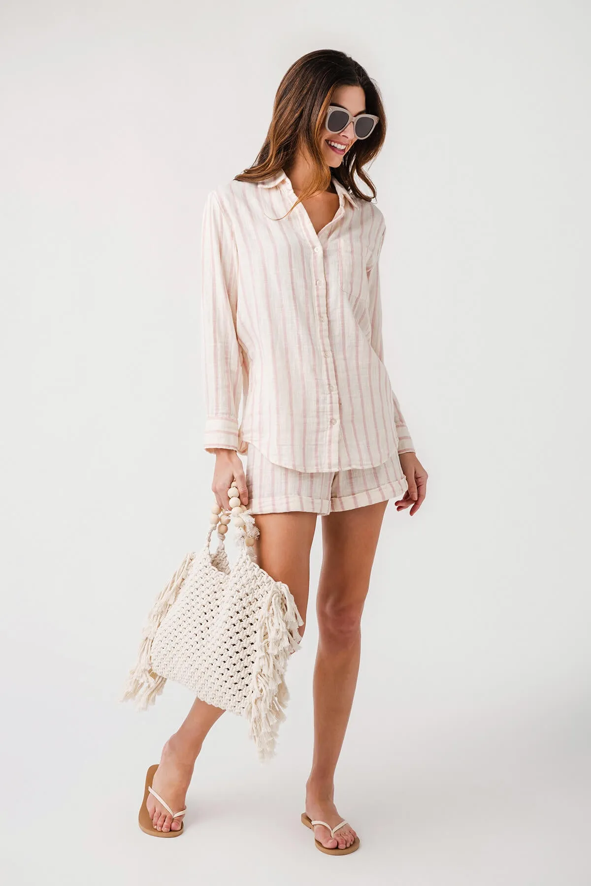 Z Supply Morning Stripe Short
