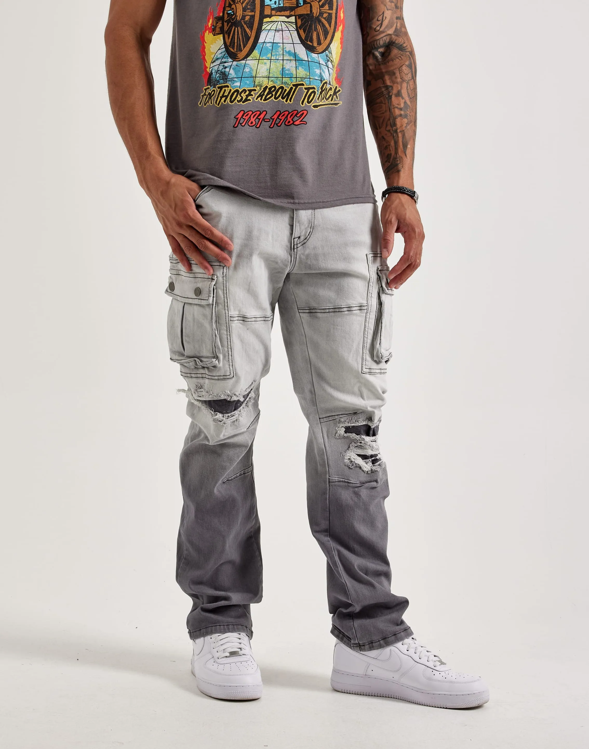 Kloud 9 Straight Cargo Jeans