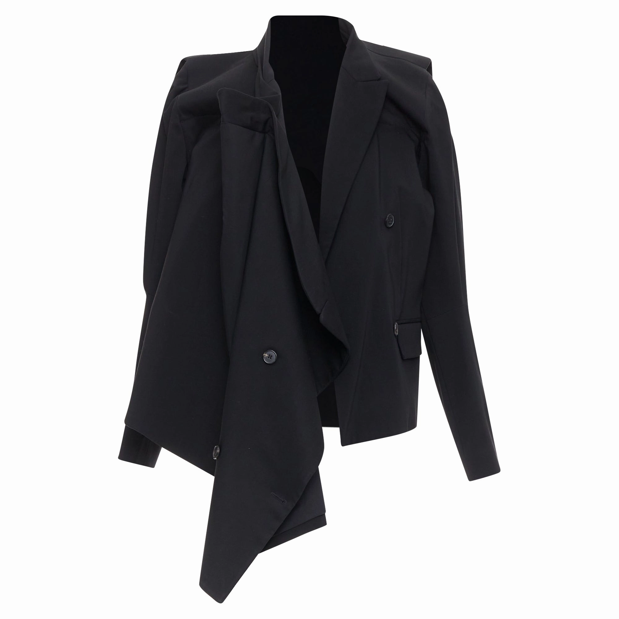 Maison Martin Margiela Deconstructed Draped Coat