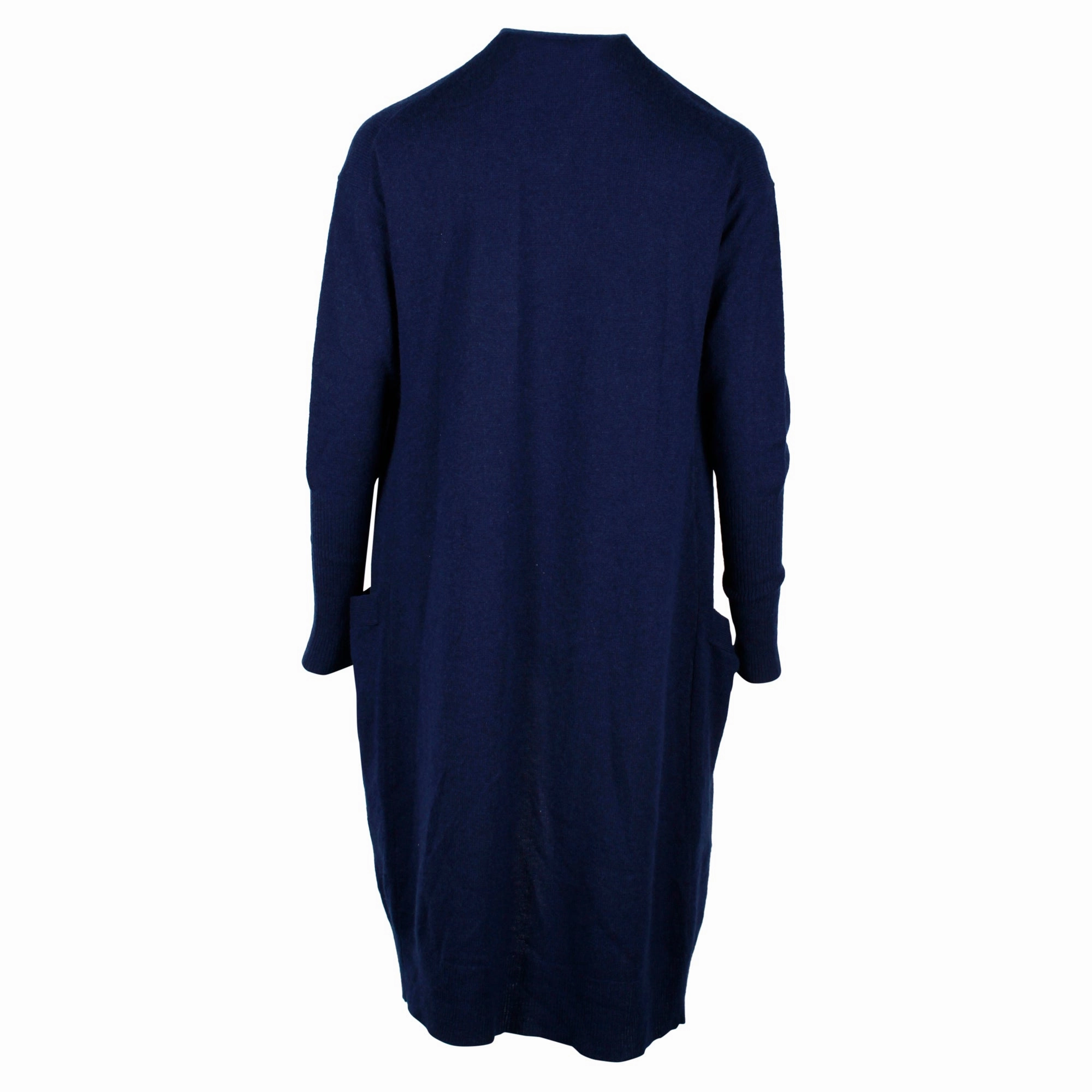 Theory Open Front Cardigan in Blue Cashmere